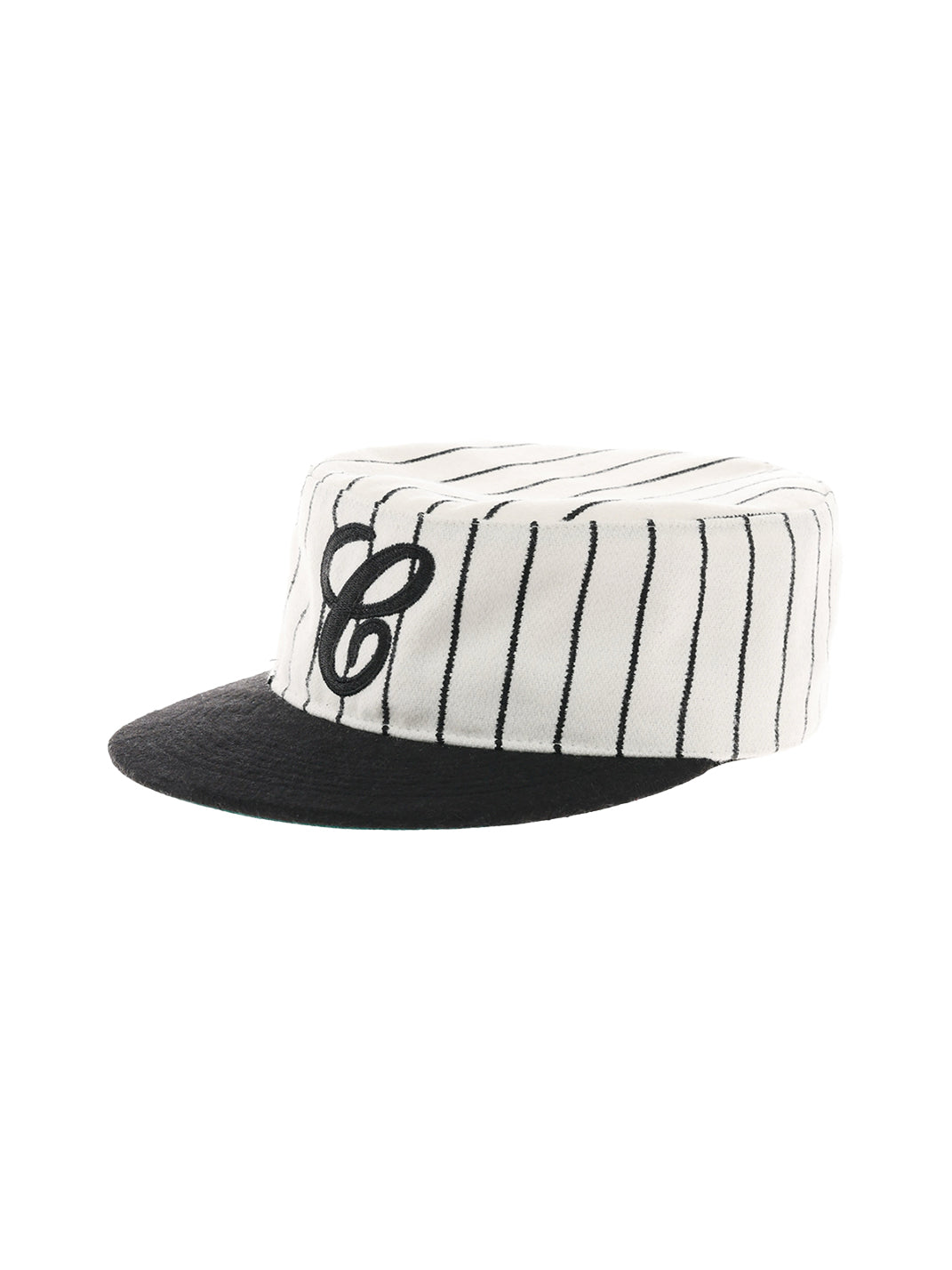 6CRAYON | Striped Wool Letter Embroidered Cap-Black - PSYLOS 1, 6CRAYON | Striped Wool Letter Embroidered Cap-Black, Hat, 6CRAYON•JAPAN, PSYLOS 1